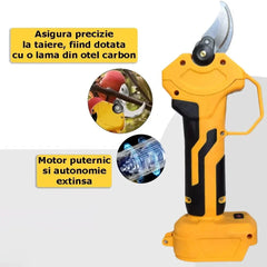 Foarfecă Electrică Automată 48V cu Acumulator 5000mAh - Lamă din Oțel Carbon