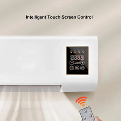 Mini aer condiționat cu ventilator 2 în 1 1800W, rece/cald, telecomandă