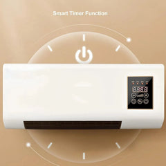 Mini aer condiționat cu ventilator 2 în 1 1800W, rece/cald, telecomandă