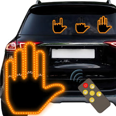 Semn LED Auto cu Telecomandă Tip Mână