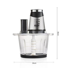 Tocător Electric Multifuncțional RAF 6 în 1 cu Bol Transparent 3L și 4 Lame din Oțel Inoxidabil