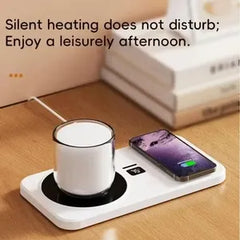Încălzitor Electric pentru Cană cu Încărcare Wireless – Control Inteligent al Temperaturii