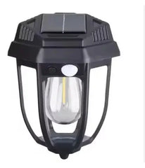 Lampă Solară 2-în-1 Stil Retro cu Țăruș pentru Grădină