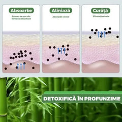 Set 50 Plasturi Detoxifianți Kinoki pentru Tălpi cu Turmalină, Vitamina C și E
