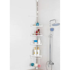 Etajera telescopica pentru baie, 4 rafturi, 100 - 260 cm - Promagg.ro