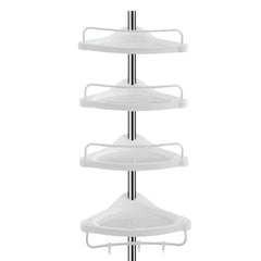 Etajera telescopica pentru baie, 4 rafturi, 100 - 260 cm - Promagg.ro