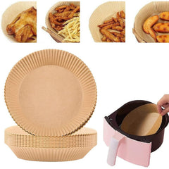 Set Folii pentru Air Fryer – Hârtie de Copt Antiaderentă