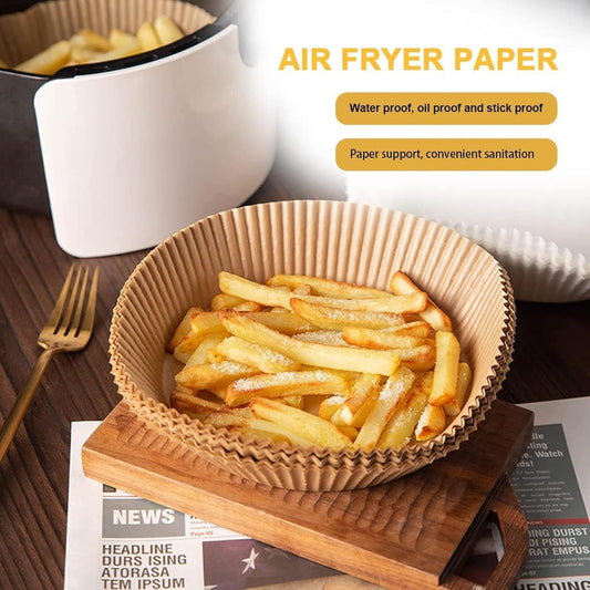 Set Folii pentru Air Fryer – Hârtie de Copt Antiaderentă