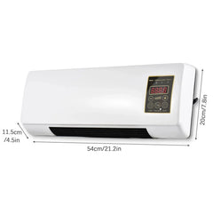 Mini aer condiționat cu ventilator 2 în 1 1800W, rece/cald, telecomandă