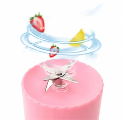 Mini blender portabil USB 420 ml pentru smoothie si bauturi rapide
