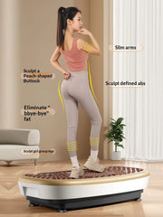 Platformă de Fitness și Vibromasaj pentru Tonifiere și Antrenament Acasă