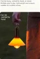 Lampa de camping suspendata LED pentru iluminare eficienta in exterior