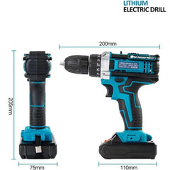 Trusă Bormașină pentru Bricolaj cu 2 Acumulatori 48V și 30 Accesorii