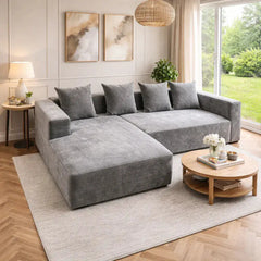 Canapea Modulara L 240x150 cm Sezlong Stanga Spuma Premium Confort