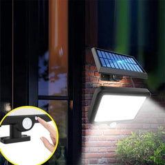 Lampa solara LED, senzor de miscare si lumina, 260 LM, rezistenta la apa