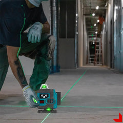 Nivelă Laser Profesională 4D cu 16 Linii Verzi – Precizie Ridicată și Autonivelare