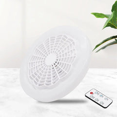Lampa LED cu ventilator 30W si telecomanda pentru confort si iluminare