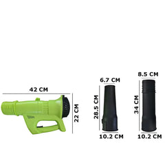 Suflantă Electrică de Frunze cu 2 Acumulatori – Putere Mare 3500W, 12.000 RPM