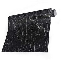 Autocolant marmura autoadeziv negru cu alb pentru decor elegant