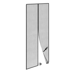 Plasă Ușă Magnetică Anti-Țânțari 210x100 cm, Montaj Rapid