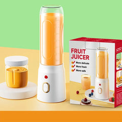 Set blender portabil 40W, 10 lame, 1500mAh, alb