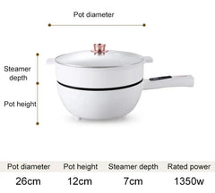 Tigaie electrica 26cm, inteligenta, multifunctionala 3L - Promagg.ro